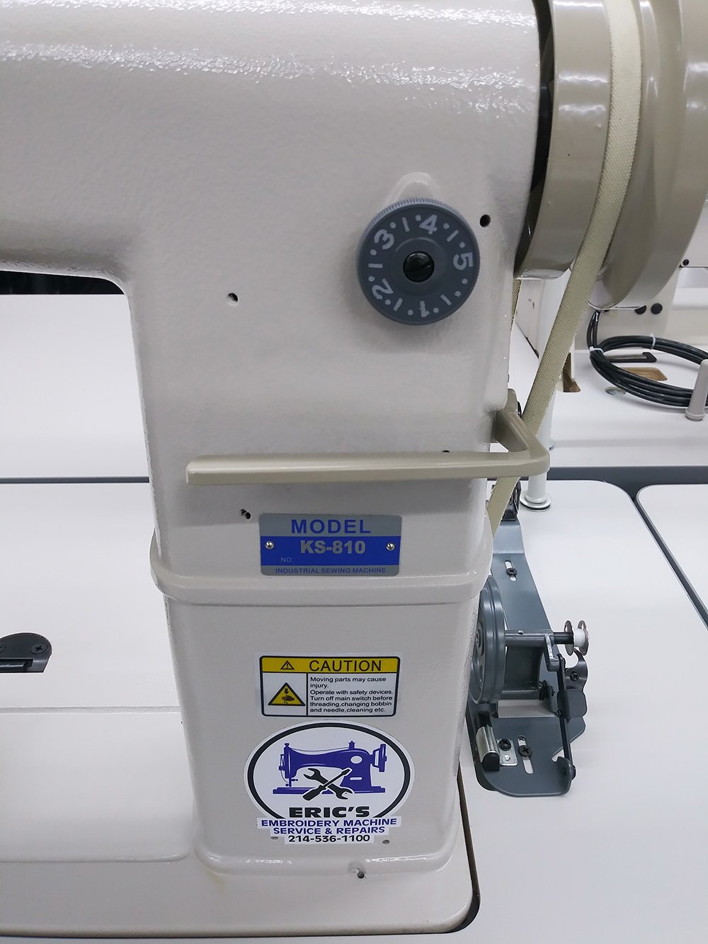 Leather Master KS-801 Hat Patch Post Bed Sewing Machine