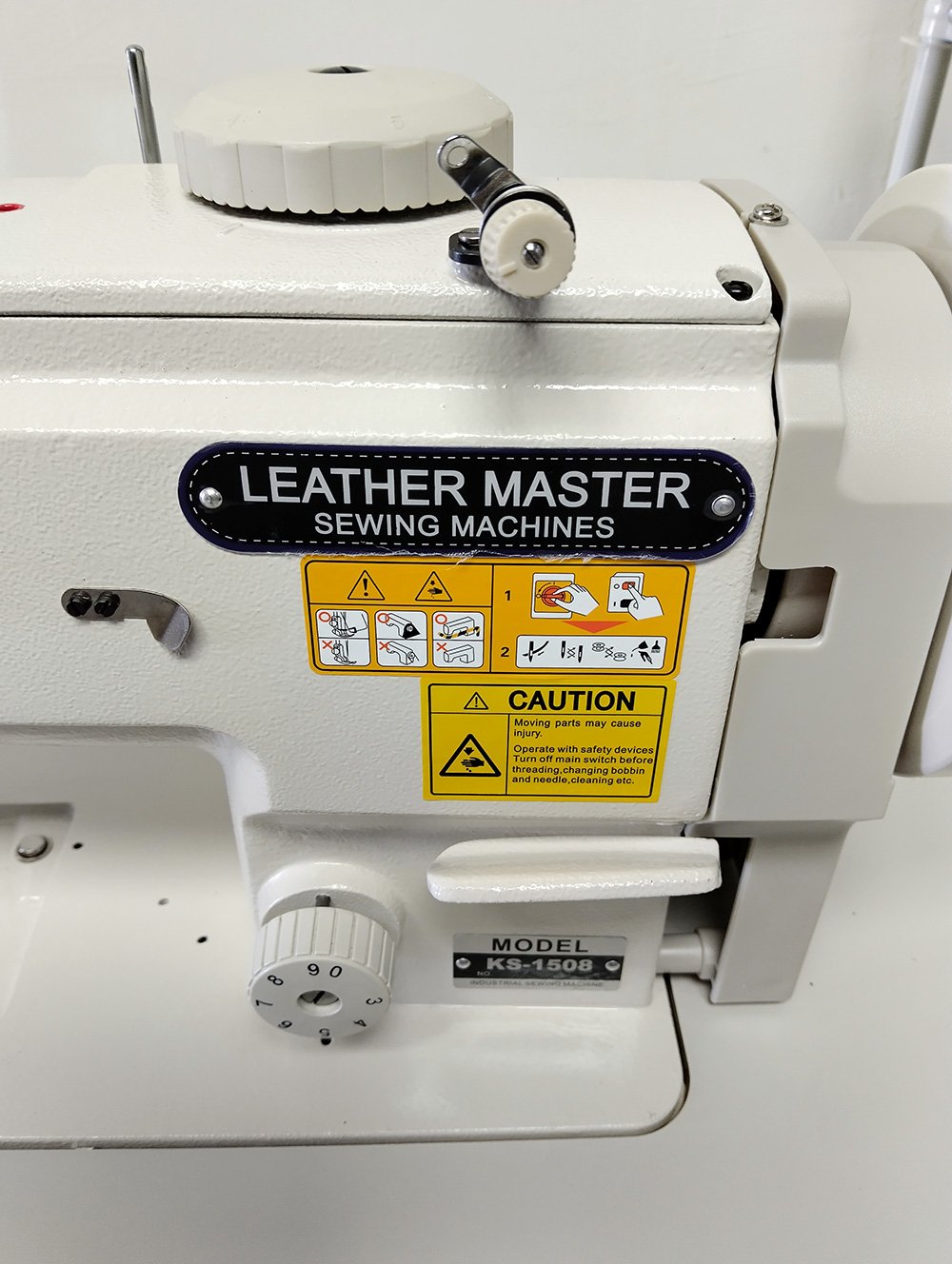 LEATHERMASTER KS-1508 Walking Foot Leather Sewing Machine with Top Load Bobbin