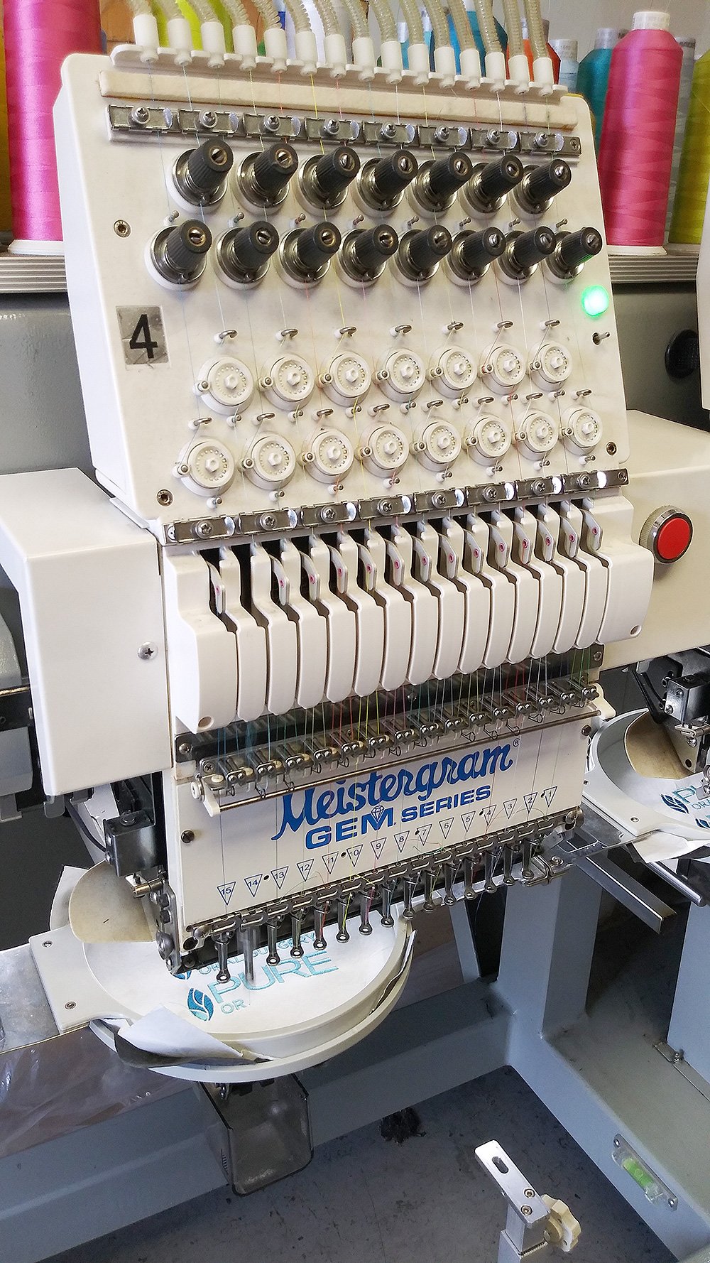 MEISTERGRAM GEM-1504HS Four Head Embroidery Machine