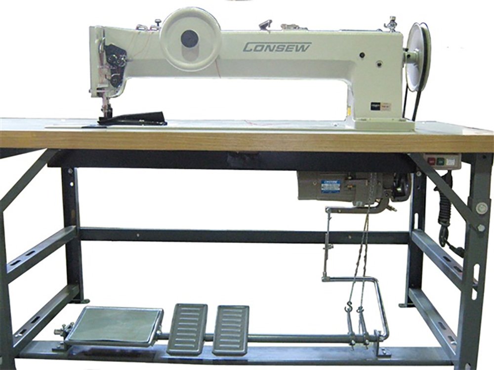 CONSEW 745R-30 Double Needle Long Arm Sewing Machine