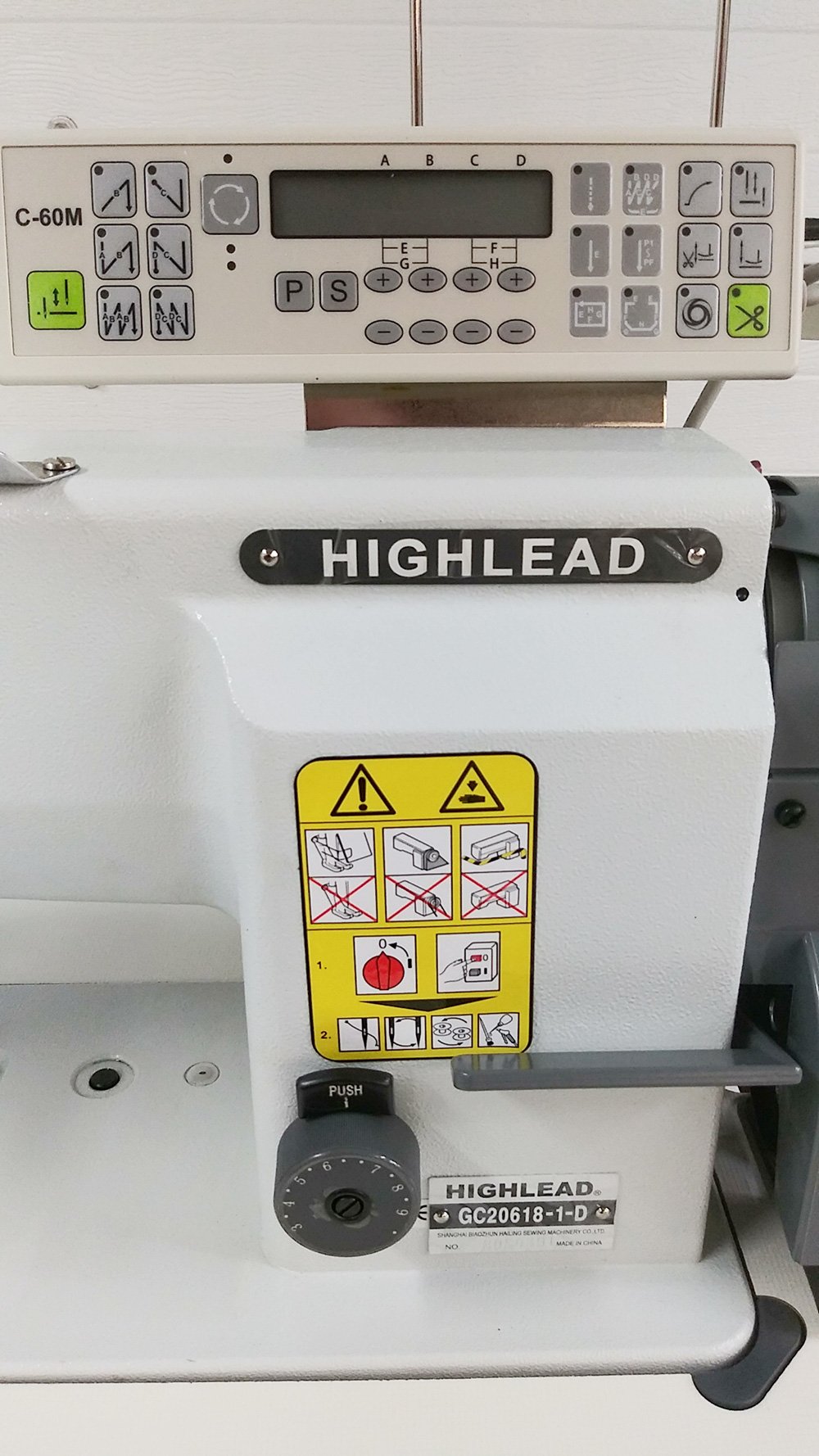 HIGHLEAD GC20618-1-D Automatic Walking Foot Sewing Machine